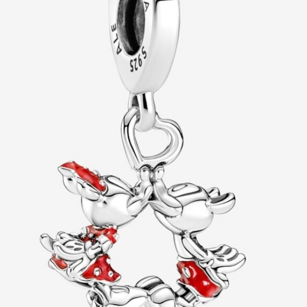 Pandora Mickey Mouse & Minnie Mouse Charm - Picture 2 of 2